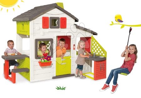 Kućice s ljuljačkom - Set kućica Prijatelja Smoby s kuhinjom
