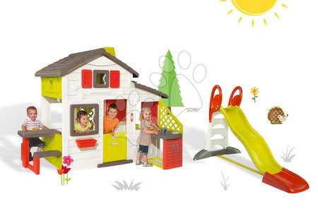 Domečky se skluzavkou - Set domeček Přátel Smoby - 43