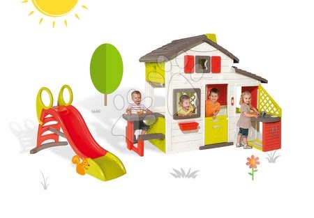 Cabanes avec toboggan - Maison de jeu des Amis Smoby - 21