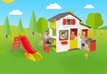 Cabanes avec toboggan - Maison de jeu des Amis Smoby - 22