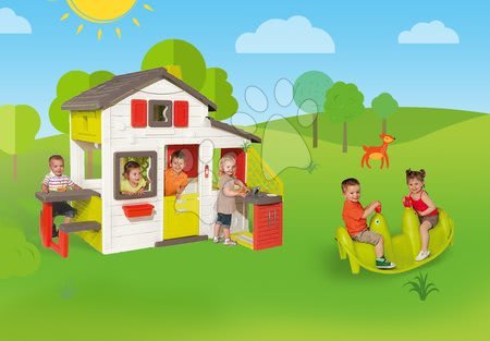 Domečky s houpačkou - Set domeček Přátel Smoby - 25