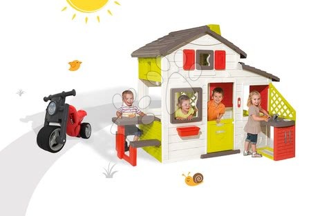 Spielhäuser Sets - Set Spielhaus der Freunde von Smoby - 35