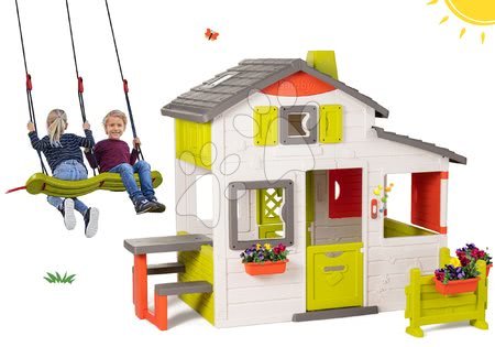 Kućice s ljuljačkom - Set domček Priateľov Smoby