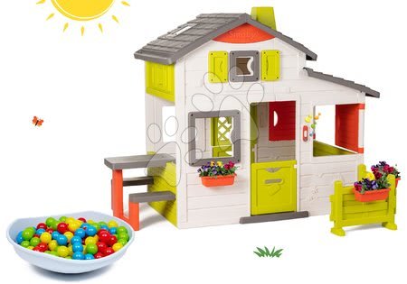 Kućice s ljuljačkom - Set domček Priateľov Smoby
