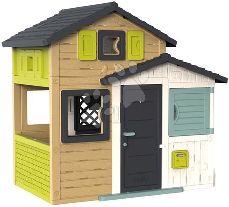 Smoby - Domček Priateľov v elegantných farbách Friends House Evo Playhouse Smoby