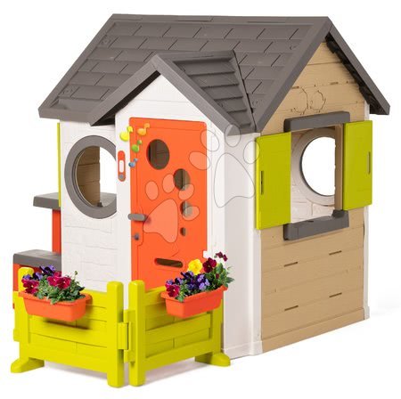 Cabanes avec toboggan pour enfants - Maisonnette My House Smoby - 1