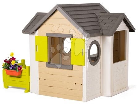 Cabanes avec toboggan pour enfants - Maisonnette My House Smoby - 2