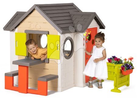 Cabanes avec toboggan pour enfants - Maisonnette My House Smoby - 5