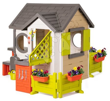 Speciálisan csak nálunk - Házikó My Neo House DeLuxe Smoby XL bővített változat - 2
