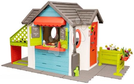 Jucării pentru copilași de la 2 la 3 ani - Căsuță cu bufet de grădină Chef House DeLuxe Smoby