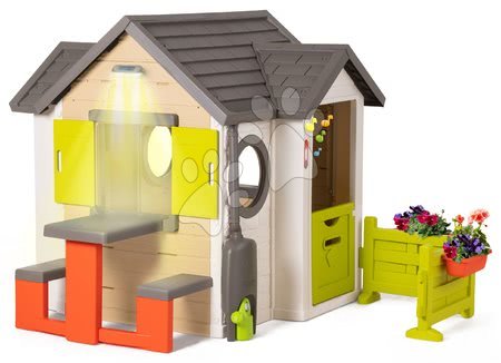 Kleine Spielhäuser für Kinder - Spielhaus, natur My New House Smoby - 1