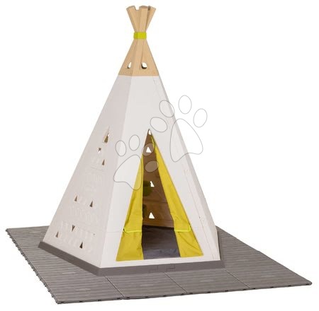 Kerti játszóházak gyerekeknek - Sátor natúr Indoor&Outdoor Teepee Evolutive Smoby