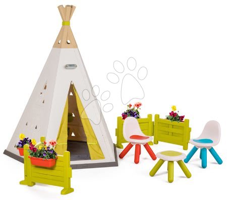 Casitas con muebles | Página 2 - Stan prírodný Indoor&Outdoor Teepee Evolutive Smoby