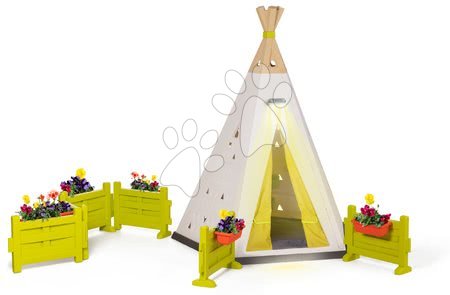 Dječje kućice Smoby - Prirodni šator Indoor&Outdoor Teepee Evolutive Smoby