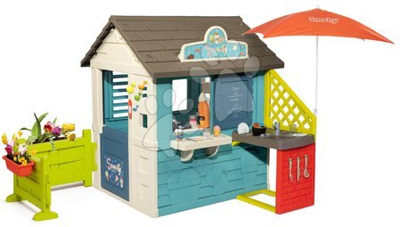 Hračky pre deti od 2 do 3 rokov - Domček s obchodom Sweety Corner Playhouse Smoby
