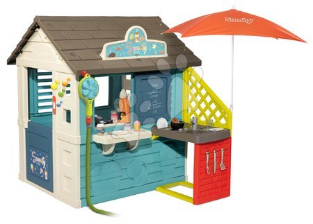 Hračky pre deti od 2 do 3 rokov - Domček s obchodom Sweety Corner Playhouse Smoby