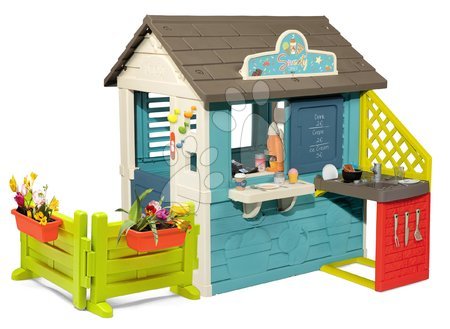 Domečky pro děti - Domeček s obchodem Sweety Corner Playhouse Smoby