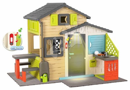 Hišice za otroke - Hišica Prijateljev osnovni set v elegantnih barvah Friends House Evo Playhouse Smoby - 9