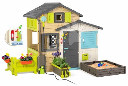 Soprattutto solo qui - Casetta degli Amici con giardino anteriore in colori eleganti Friends House Evo Playhouse Smoby - 19