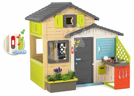 Ekskluzivno pri nas - Hišica Prijateljev s kuhinjo v elegantnih barvah Friends House Evo Playhouse Smoby - 8