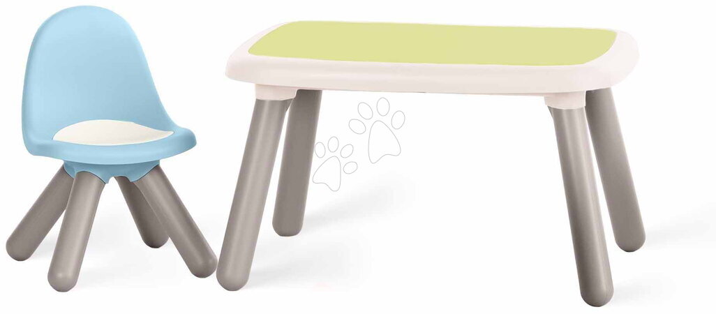 Dječji vrtni namještaj - Stol za djecu s plavom stolicom Kid Table Smoby