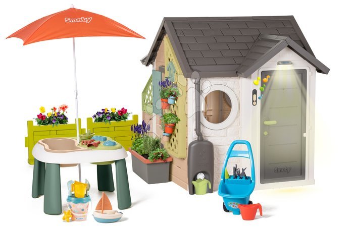 Sets vom Hersteller Smoby | Seite 3 - Gartenhaus für Gärtner mit Sandkasten Garden House Life Smoby