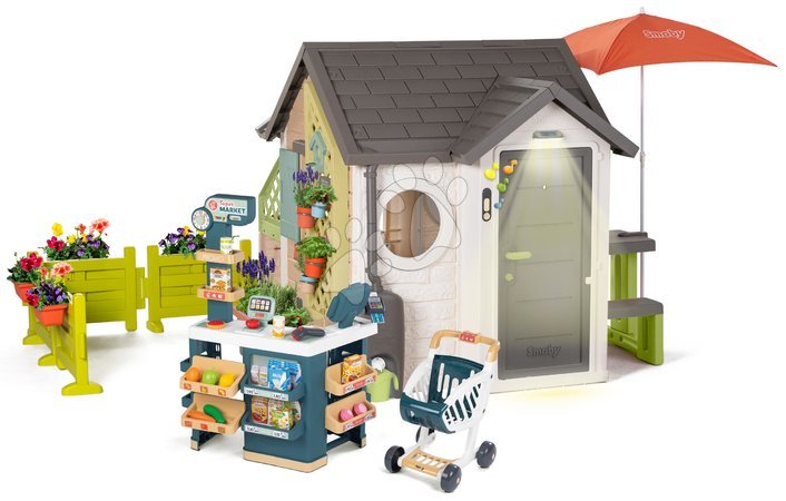 Sets vom Hersteller Smoby | Seite 2 - Gartenhaus für Gärtner mit Supermarkt Garden House Life Smoby