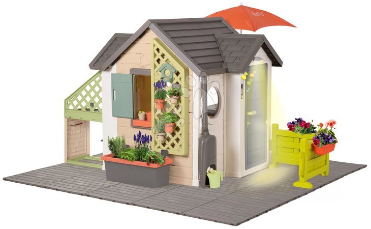 Speziell nur bei uns  - Gartenhaus für Gärtner mit Grundausstattung Garden House Life Smoby