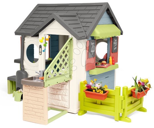 Plastikspielhäuser für Kinder | Seite 6 - Haus mit Restaurant und Geschäft Chef House Life Smoby