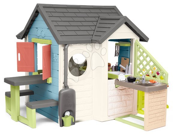 Plastikspielhäuser für Kinder | Seite 6 - Spielhaus mit Restaurant und Geschäft Chef House Life Smoby_1