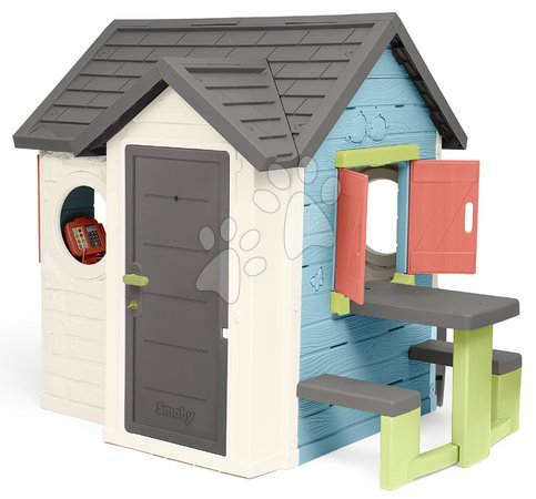 Spielhäuser für Kinder - Spielhaus mit Restaurant und Geschäft Chef House Life Smoby - 3