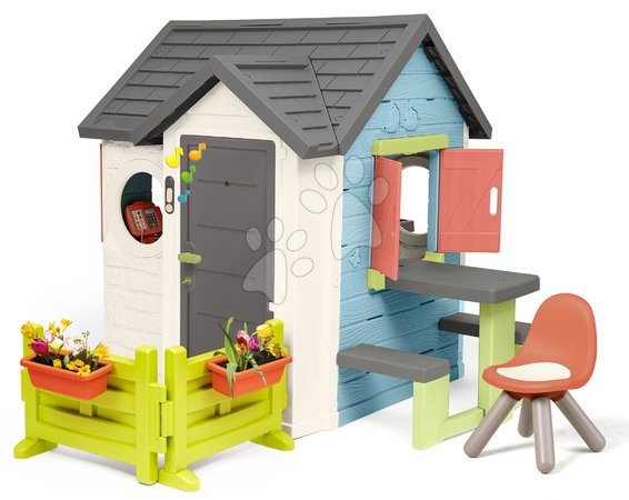 Speziell nur bei uns  - Spielhaus mit Gartenrestaurant und Sitzgelegenheiten Chef House Life Smoby - 2