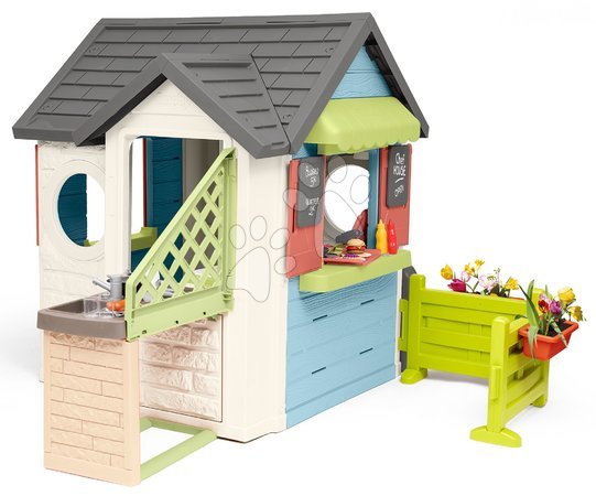Plastikspielhäuser für Kinder | Seite 6 - Garten-Spielhaus mit Restaurant und Außenküche Chef House Life von Smoby_1