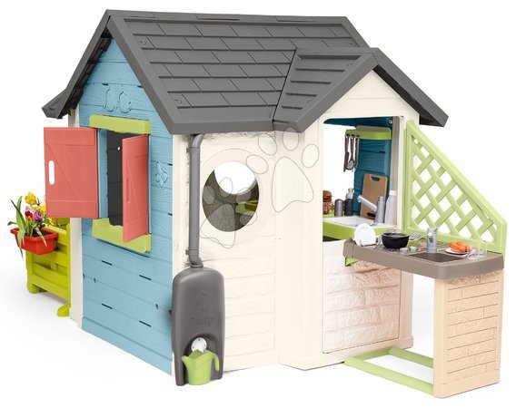 Spielhäuser für Kinder - Garten-Spielhaus mit Restaurant und Außenküche Chef House Life von Smoby - 2