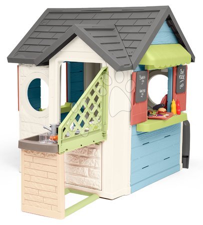 Spielhäuser für Kinder - Garten-Spielhaus mit Restaurant und Außenküche Chef House Life von Smoby - 3