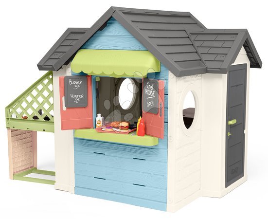 Spielhäuser für Kinder - Spielhaus mit Geschäft und Restaurant mit Tisch Chef House Life Smoby - 2