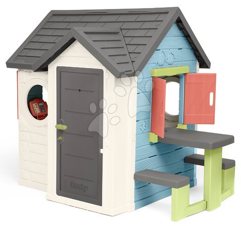 Spielhäuser für Kinder - Spielhaus mit Geschäft und Restaurant mit Tisch Chef House Life Smoby - 3