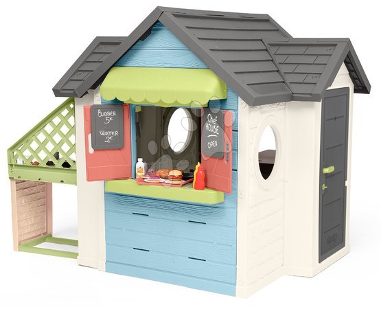 Spielhäuser für Kinder - Spielhaus mit Geschäft und Restaurant mit Stuhl Chef House Life Smoby - 2