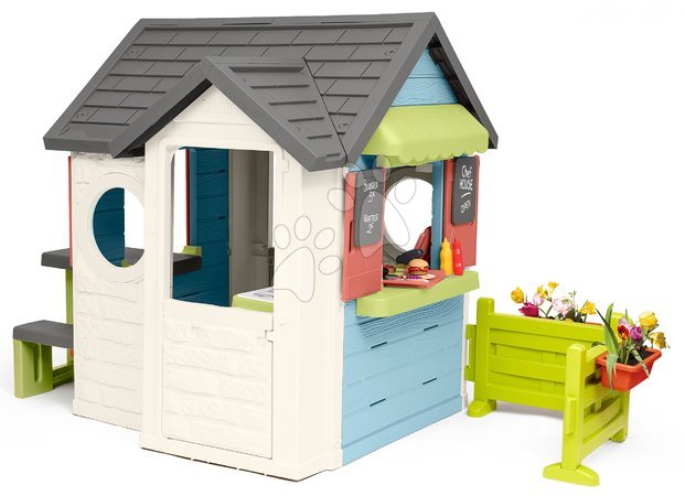 Spielhaus-Sets - Spielhaus mit Restaurant, Grill und Geschäft Chef House Life Smoby - 2