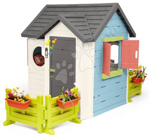 Plastikspielhäuser für Kinder | Seite 6 - Haus mit Restaurant und Geschäft mit zwei Gärten Chef House Life Smoby_1