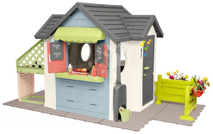 Speziell nur bei uns  | Seite 2 - Set Spielhaus mit einem Gartenrestaurant Chef House DeLuxe Smoby