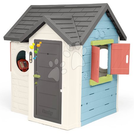 Plastikspielhäuser für Kinder | Seite 6 - Spielhaus mit Restaurant und Geschäft mit voller Tür Chef House Life Smoby_1