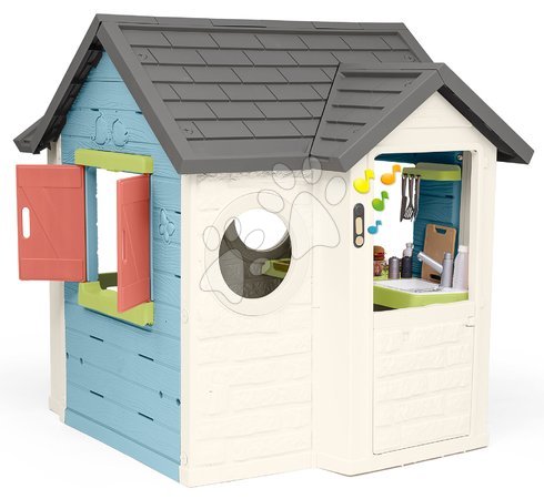Spielhäuser für Kinder - Spielhaus mit Restaurant und Geschäft mit voller Tür Chef House Life Smoby - 2
