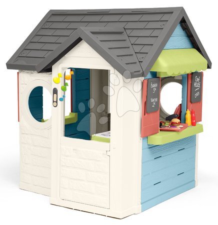 Spielhäuser für Kinder - Spielhaus mit Restaurant und Geschäft mit voller Tür Chef House Life Smoby - 3