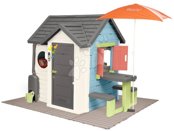 Speziell nur bei uns  - Spielhaus mit Geschäft und Restaurant unter der Lampe Chef House Life Smoby - 3