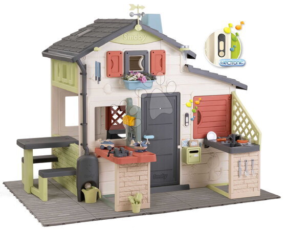 Smoby | Página 3 - Casita de Amigos Friends House Life con canalón en el suelo de Smoby.