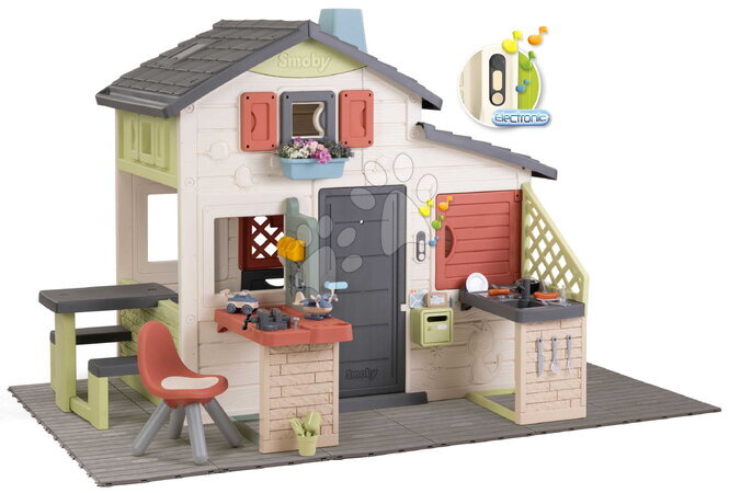 Smoby | Página 3 - Casita Friends House Life con taller de trabajo en el suelo de Smoby