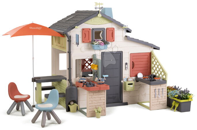 Smoby | Pagina 3 - Domček Priateľov s posedením pod slnečníkom Friends House Life Smoby