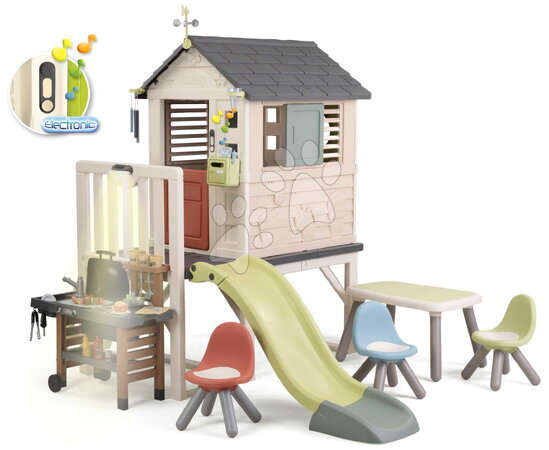  - Casa sobre palafitas com assentos para convidados House On Stilts Life Smoby