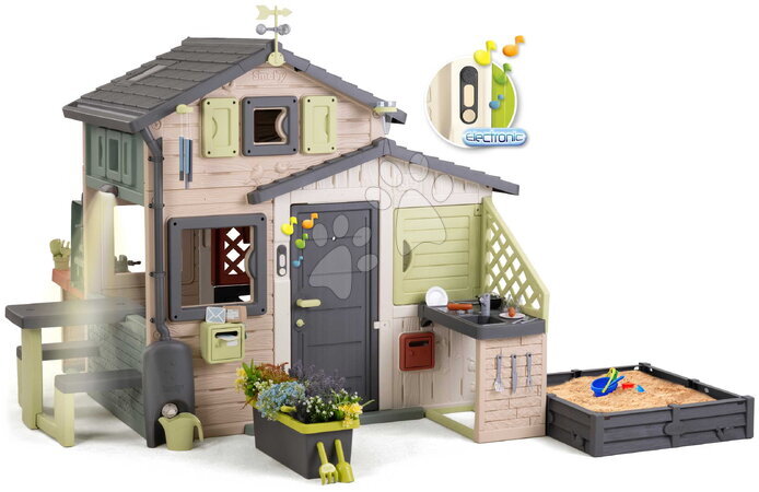 Smoby | Página 3 - Casita de Amigos ampliable con cocina junto a la entrada Friends Evo Playhouse Life Smoby
